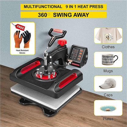 Impresomatic 9 in 1 Heat Press Machine